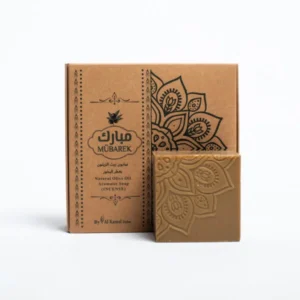 Aleppo Natural olive oil aromatic soap "incense" 4 pieces Mubarek