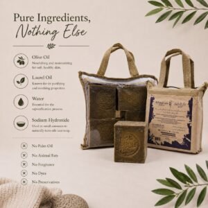 Bag Soap 1% laurel oil 99% olive oil